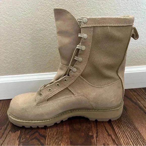 Bates Gore-Tex Military Combat Desert Tan Boots 03-D-0321 Men’s 11 R Leather - Picture 3 of 16